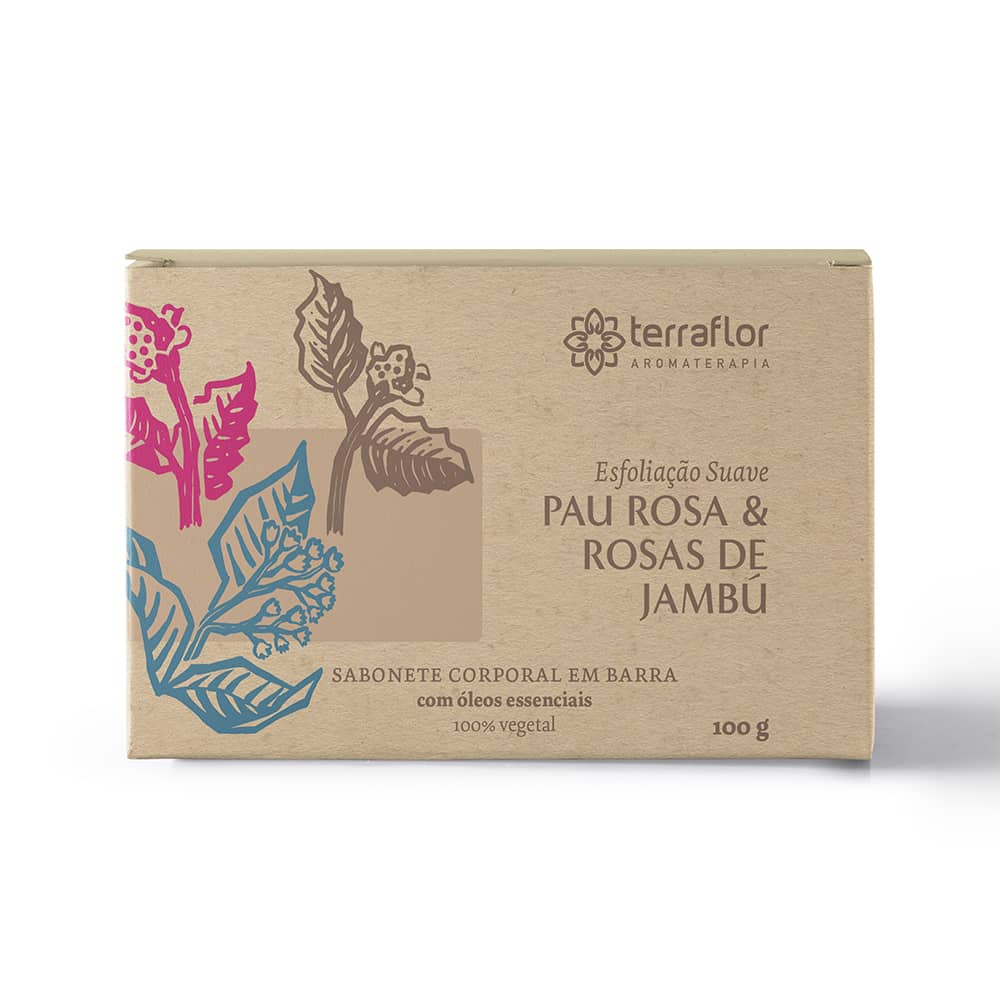 Sabonete Pau Rosa & Rosas de Jambú